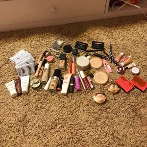lot of makeup