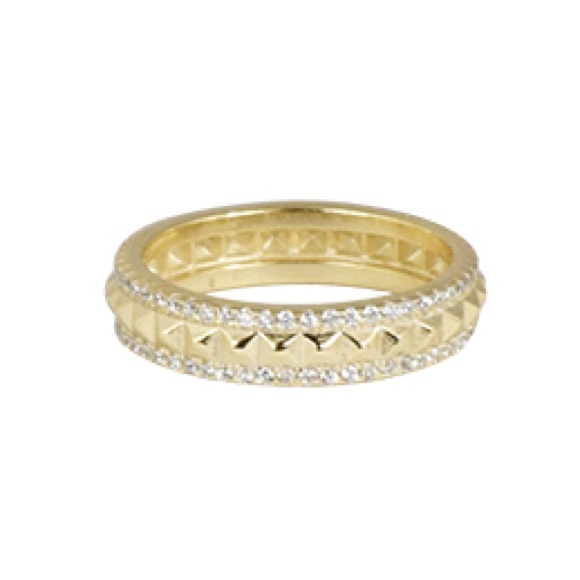 Shashi Rocker Pave Ring - Picture 4 of 4