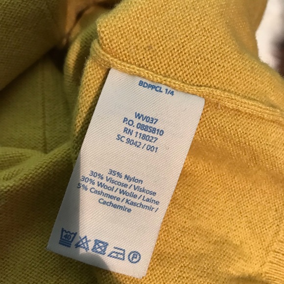 Boden Alexa Yellow Crew Neck Womens Sweater Size 2 - Picture 8 of 8