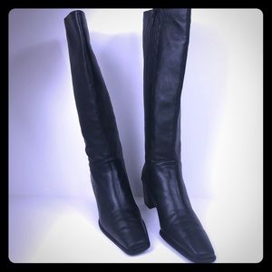 Stuart Weitzman Black Leather Boots Size 5