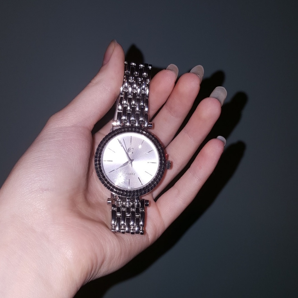 Silver watch