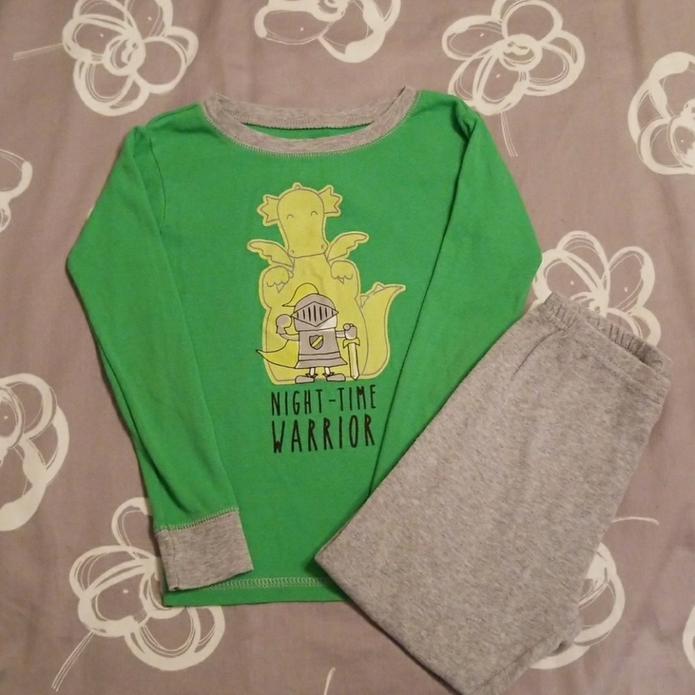 Boys Night Time Warrior Pajamas