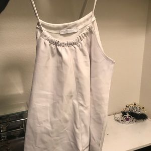 Faux leather tank  top