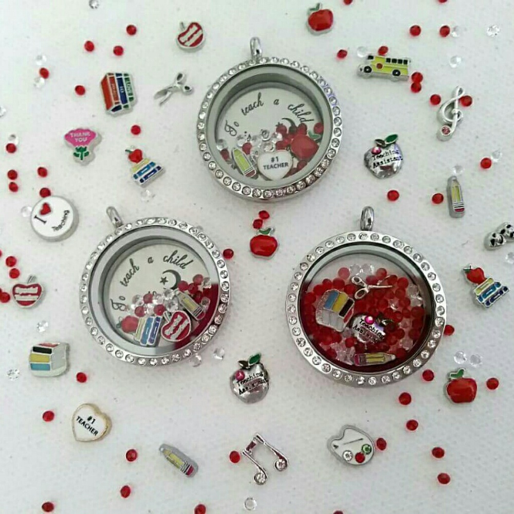 Teacher/ teaching assistant floating locket