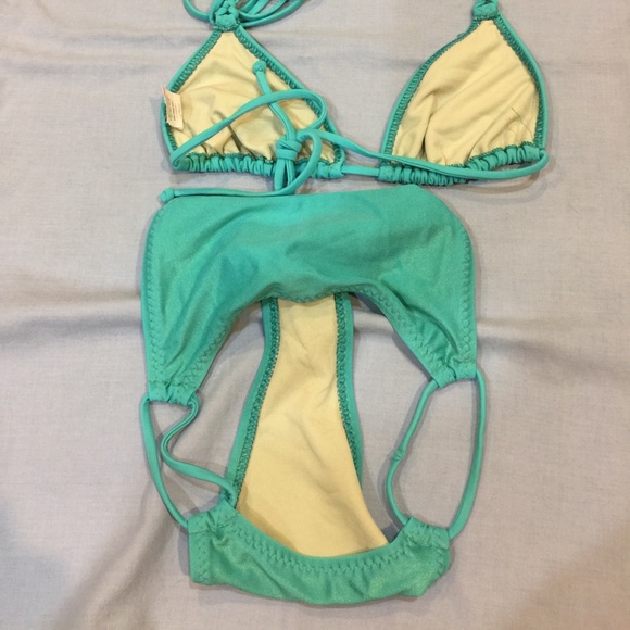 Victoria’s Secret turquoise swimsuit - Picture 3 of 7