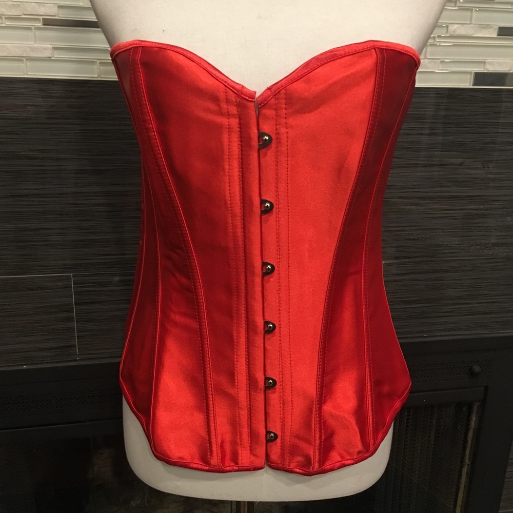 Red Satin Corset