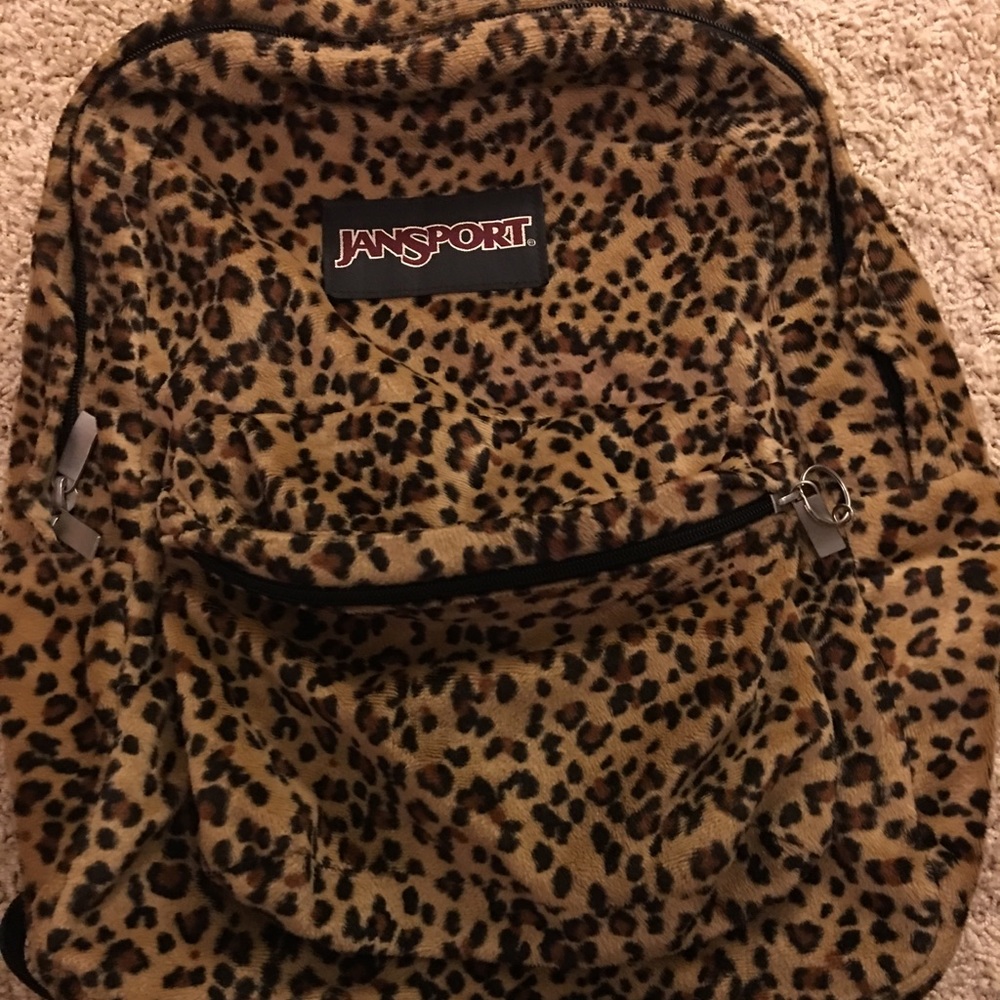 Leopard JanSport backpack