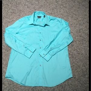 💎Blue men's button up