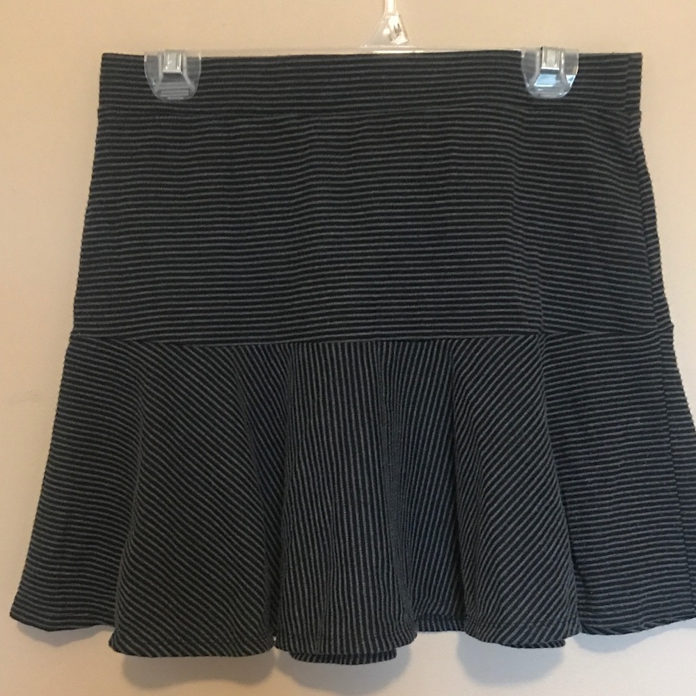 Forever 21 large striped skater skirt