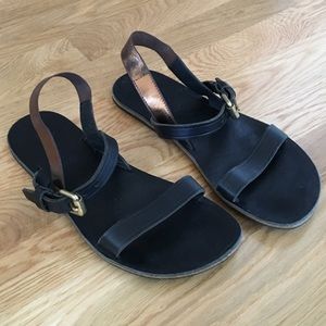 Acne Leather Sandals