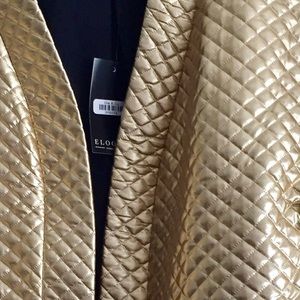 Eloquii Jackets & Coats - Quilted Metallic Blazer Eloquii Jackets & Coats - Quilted Metallic Blazer