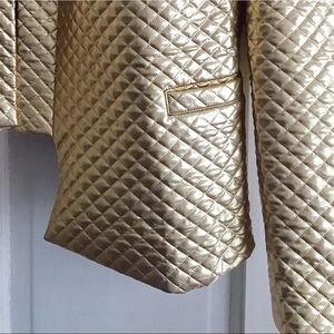 Eloquii Jackets & Coats - Quilted Metallic Blazer Eloquii Jackets & Coats - Quilted Metallic Blazer