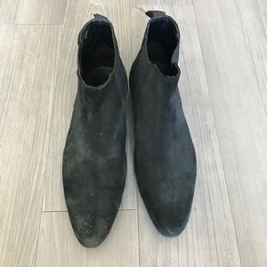 ASOS CHELSEA BOOTS MEN BLACK SZ 12