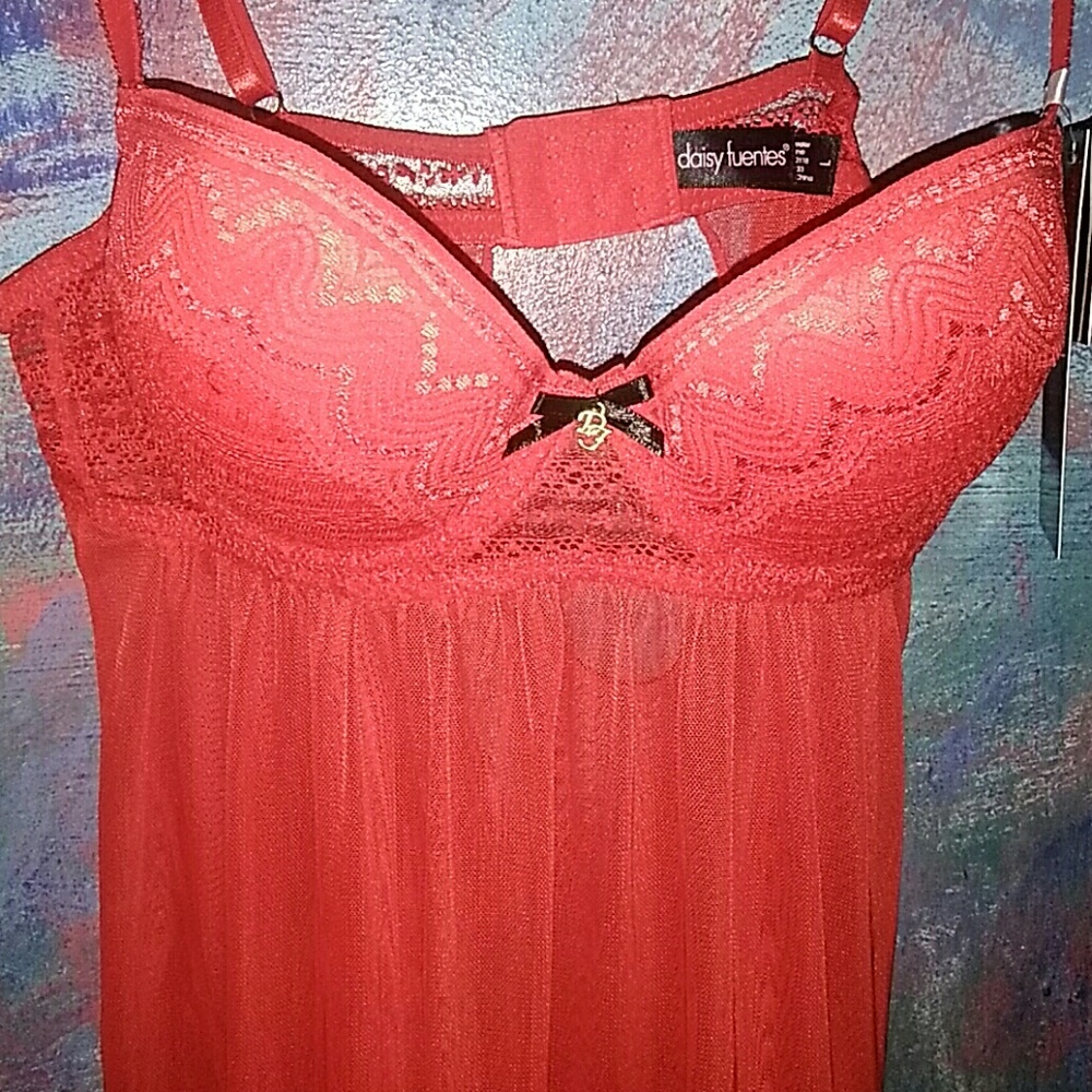 Mesh & Lace Babydoll & Thong