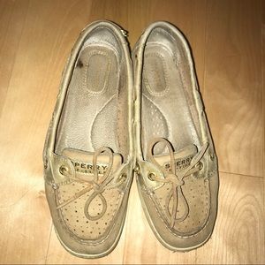 Gold Sperry Top-Sider