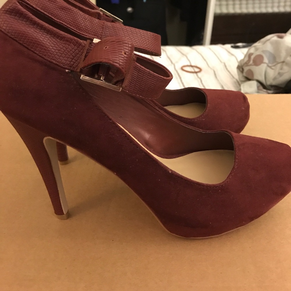 New Burgundy Heels