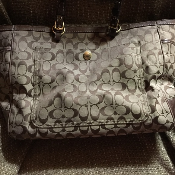 Coach tote/diaper bag - Picture 1 of 1
