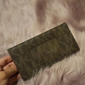 Michael Kors checkbook cover wallet