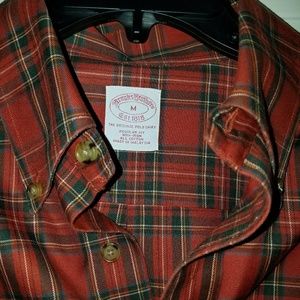 Brooks Brothers plaid button down shirt