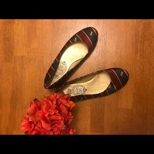 Rugby Ralph Lauren tie flats