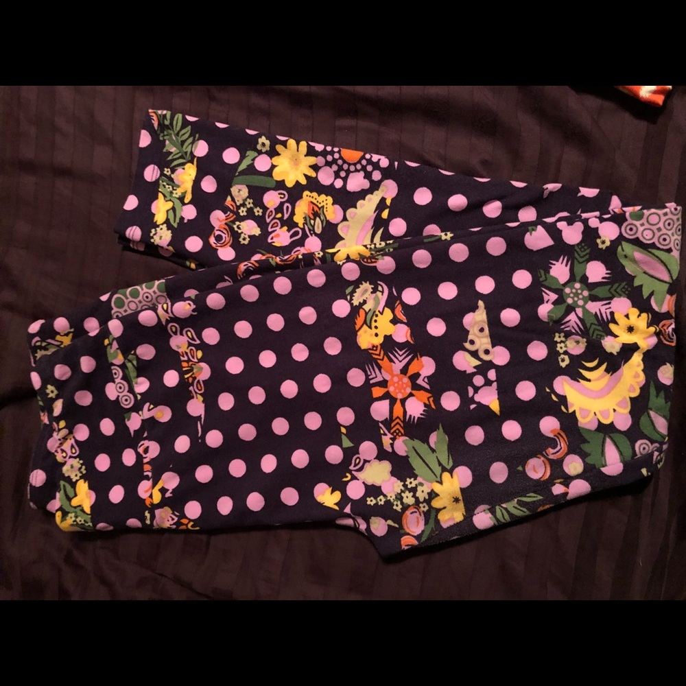Lularoe OS legging . Worn once.
