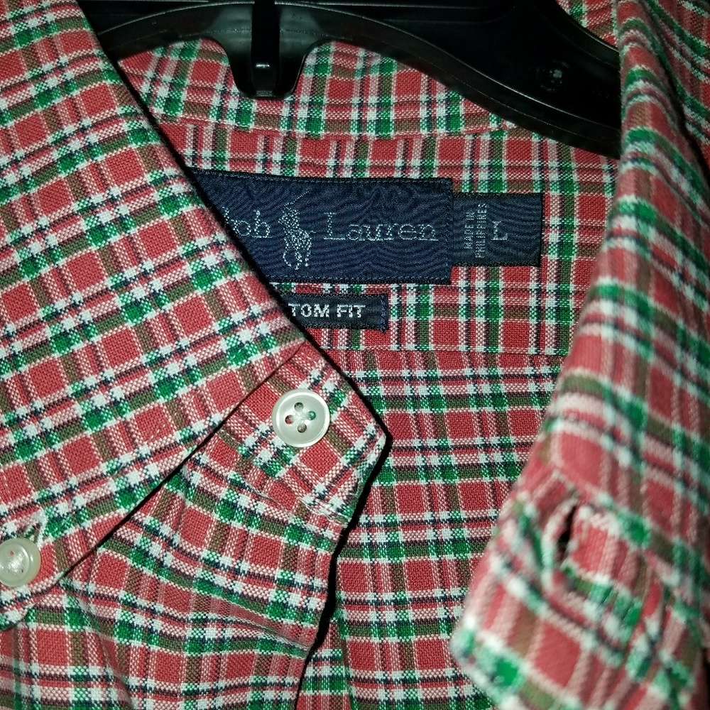 Ralph Lauren custom fit button down shirt