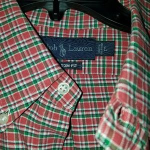 Ralph Lauren custom fit button down shirt