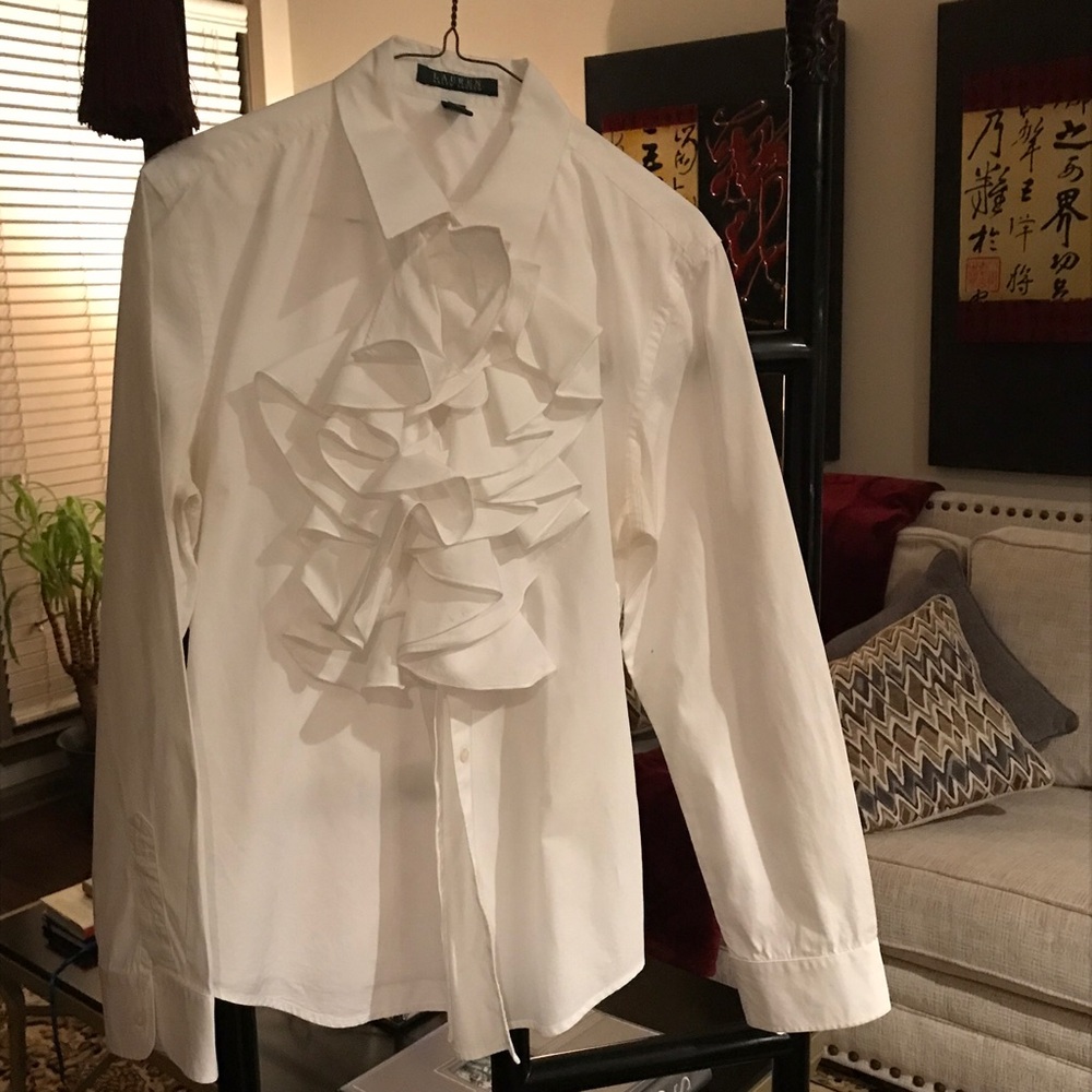 Ralph Lauren Ruffle Blouse