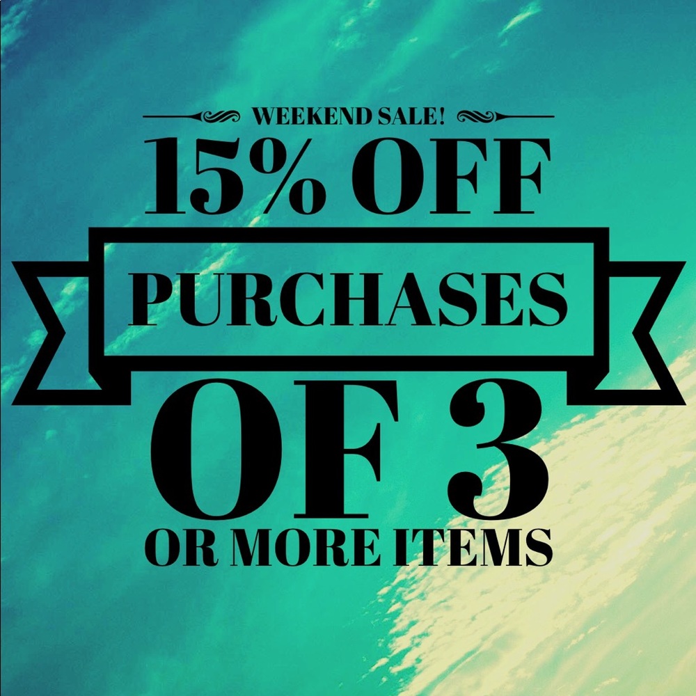 Weekend Sale!
