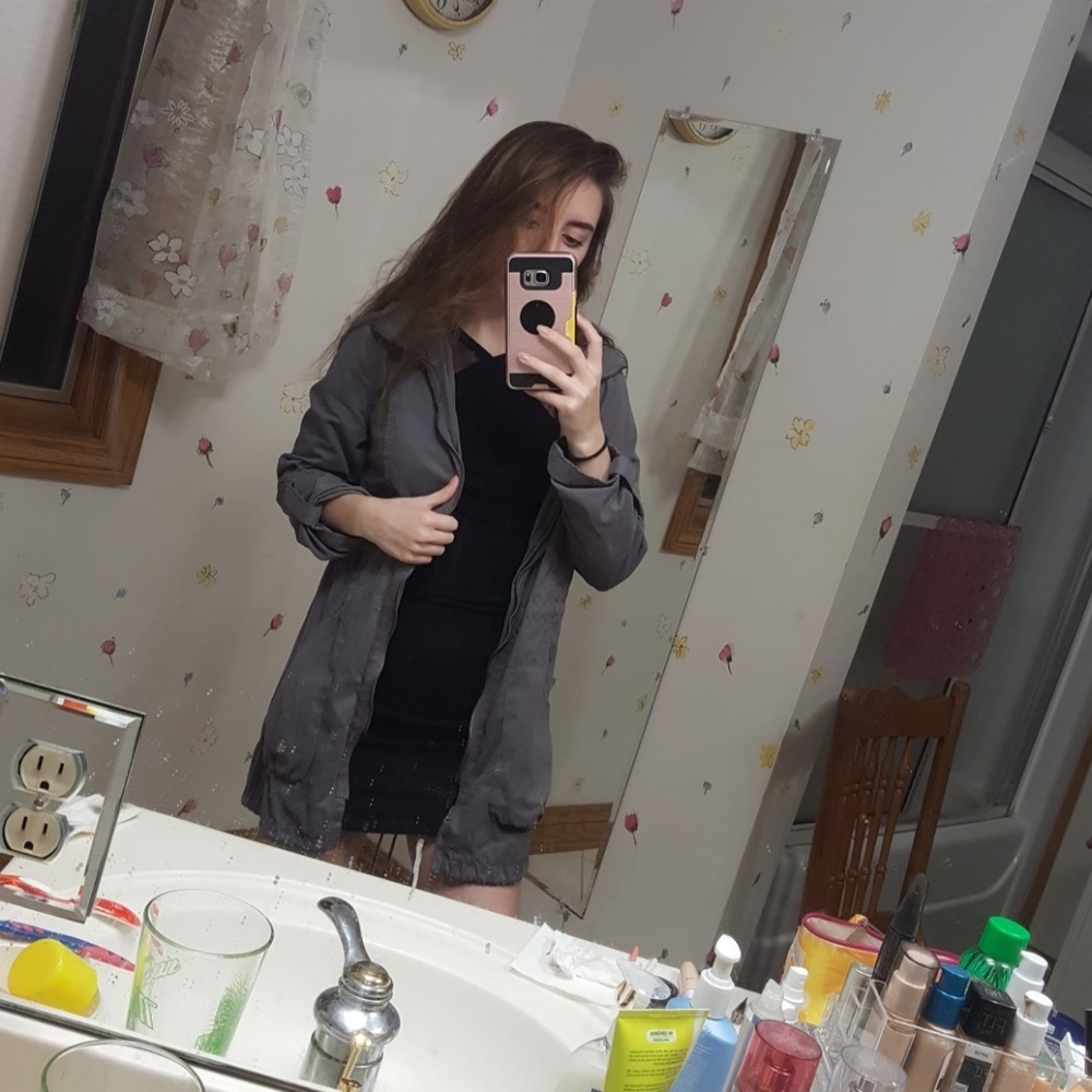 Grey utility jacket