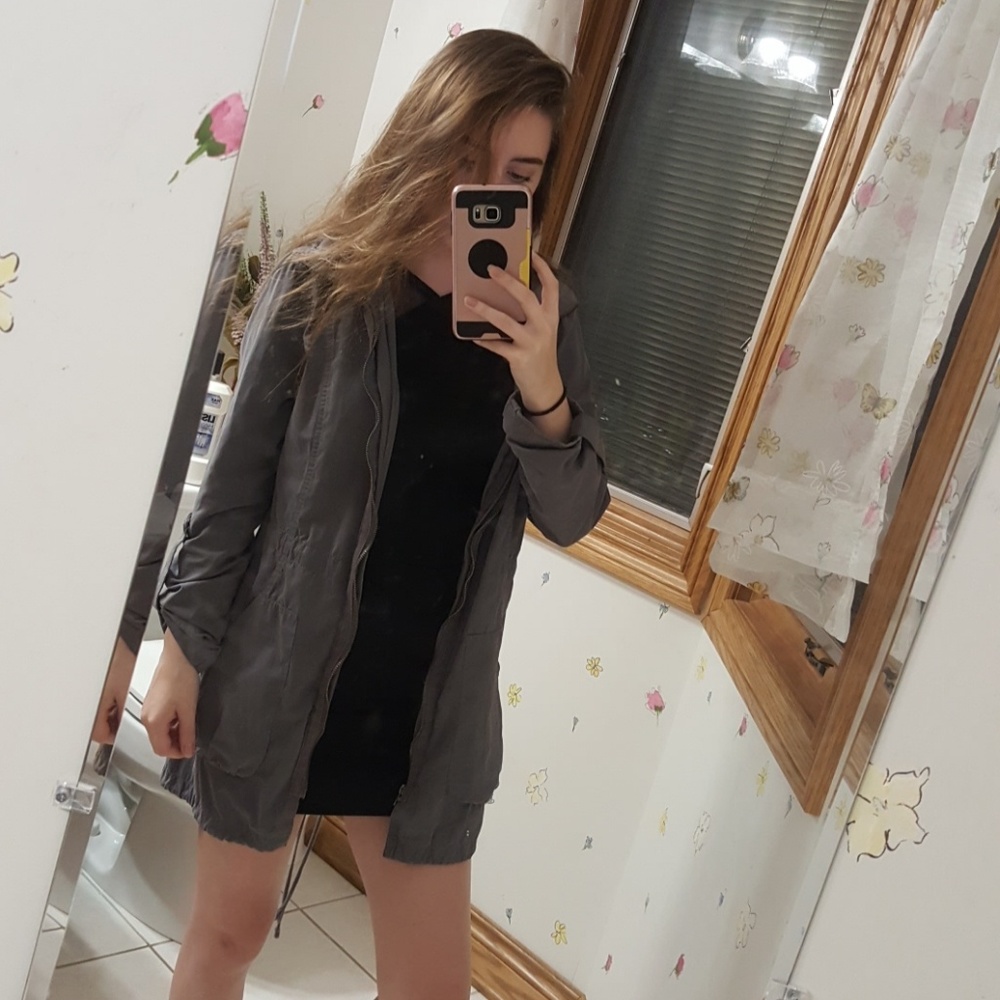 Grey utility jacket - Picture 2 of 2