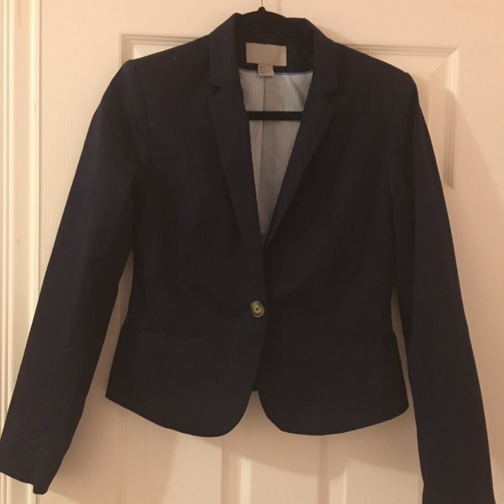 H&M navy blue blazer