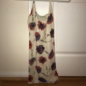 Urban Outfitters Mini Floral Tight Dress