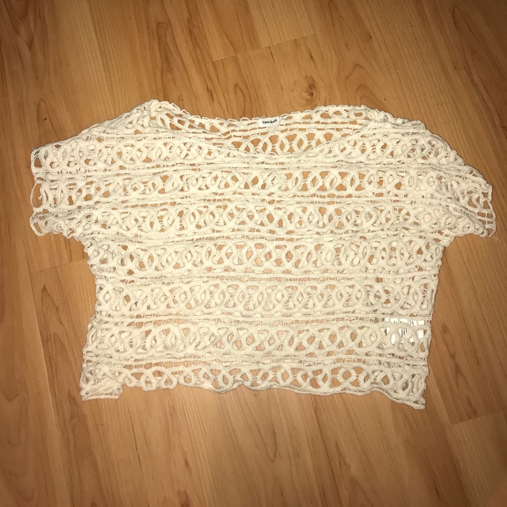 Loose Cover Up Crop Top