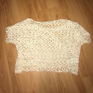 Loose Cover Up Crop Top