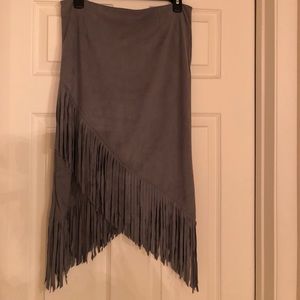 Allen B. by Allen Schwartz faux suede skirt