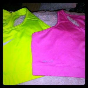 Nike sports bras like new