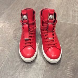 Versace high top sneakers size 6