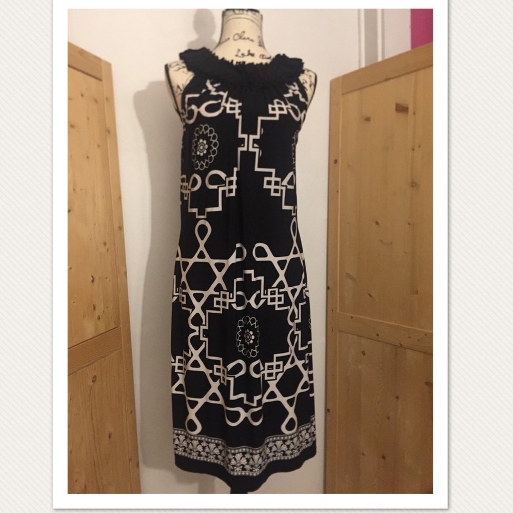 Black and White design dress
