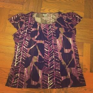 Black and Purple Top