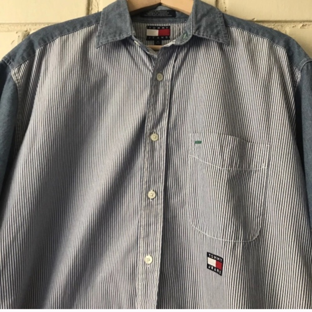 Tommy Hilfiger Jeans Button down flag logo shirt - Picture 3 of 8