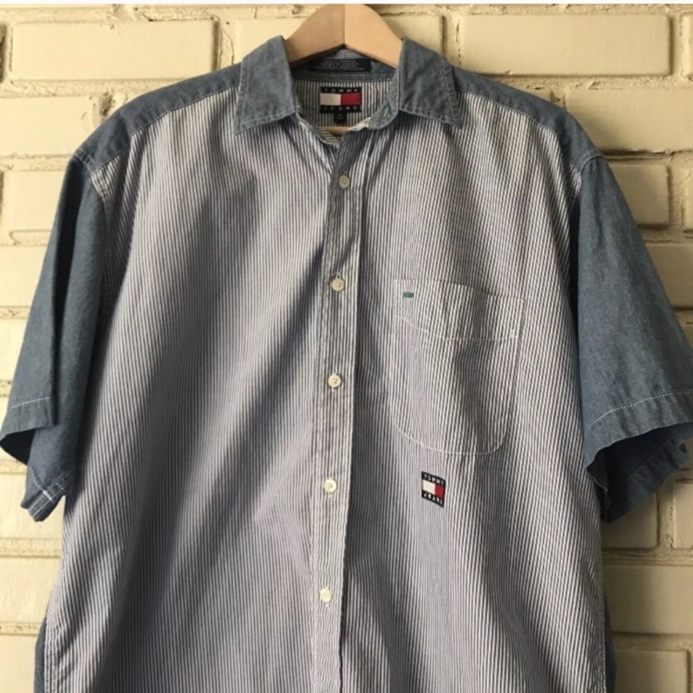 Tommy Hilfiger Jeans Button down flag logo shirt - Picture 4 of 8