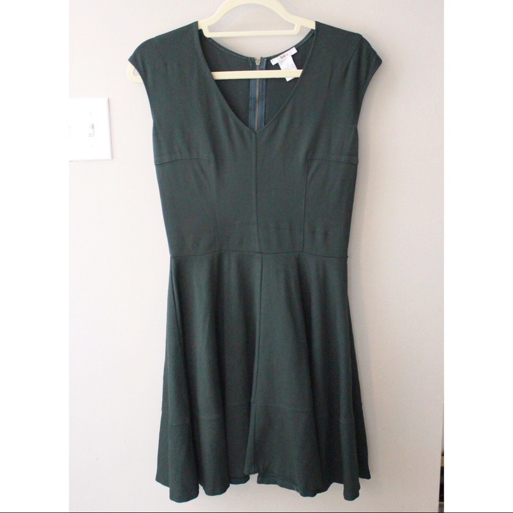 Forest Green Bar III Fit and Flare Dress