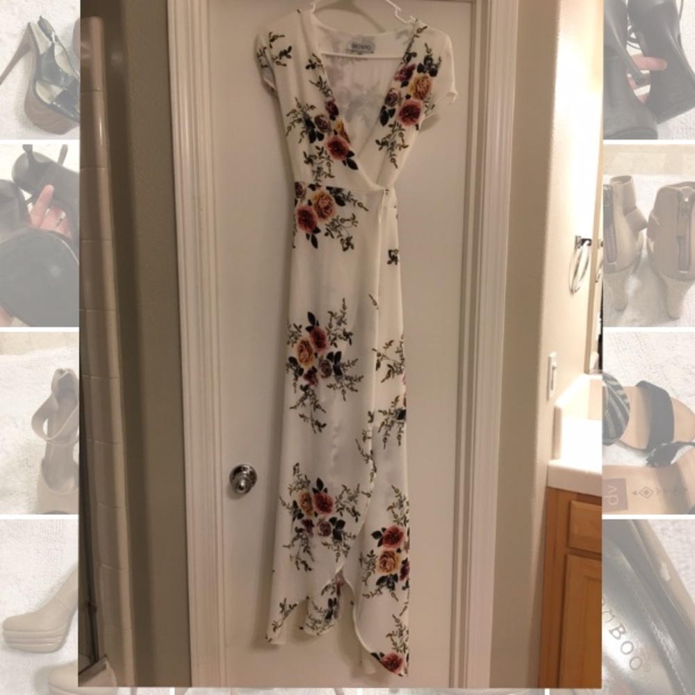 Shawpo wrap around dress.