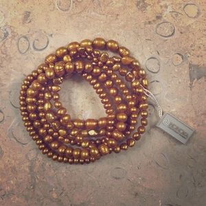 Honora Cultured Pearl Set of 6 Stretch Bracelets