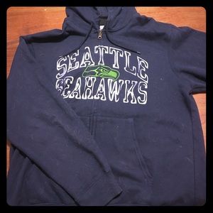 Men's Seattle Seahawks hoodie sweatshirt -- Large