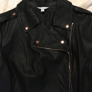 Vegan Leather Moto Jacket