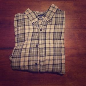 St Johns Bay Men's Flannel Shirt -- Large