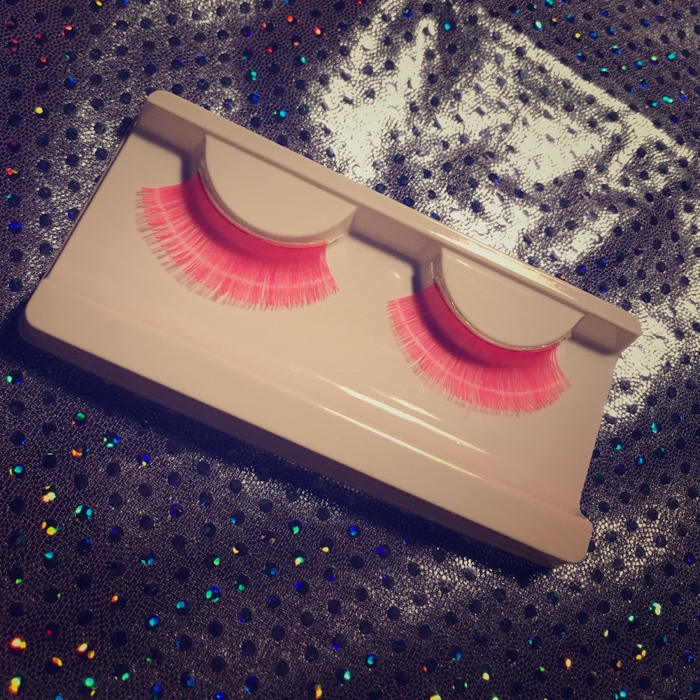 Pink eye lashes dolls kill Halloween cos play