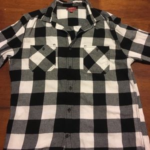 Men's Arizona flannel button-down shirt -- Medoum